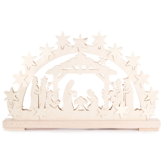 Star Nativity German Schwibbogen Arch – Christmas light arch