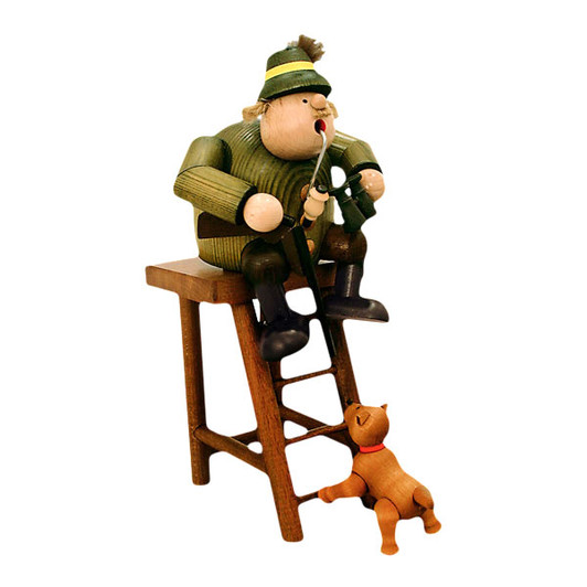 Sitting Hunter Lookout Post German Smoker – German Christmas smoker by KWO