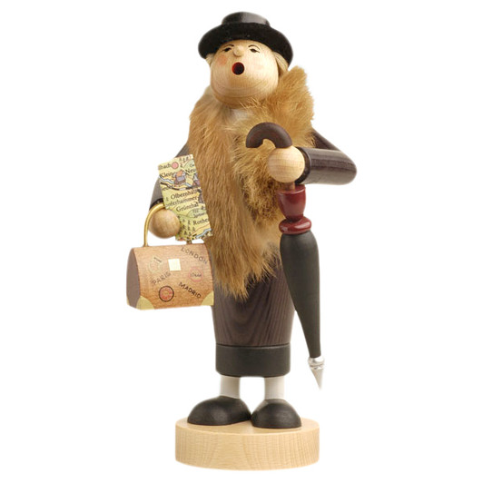 Traveling Lady German Incense Smoker Sightseeing – German Christmas smoker by KWO