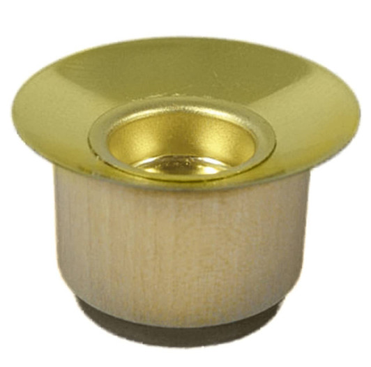 Pyramid Candle Holder Nat Gold – wooden candleholder by Richard Glaesser