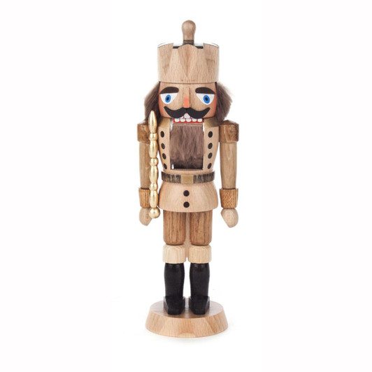 Small Natural King German Nutcracker – German nutcracker by Olaf Kolbe