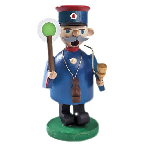 Miniature Blue Watchman German Smoker – German Christmas smoker by Richard Glaesser