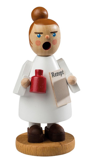 Miniature Prescription Pharmacy German Smoker – German Christmas smoker by Richard Glaesser
