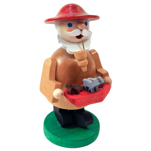 Miniature Noah Carrying Ark German Smoker – German Christmas smoker by Richard Glaesser