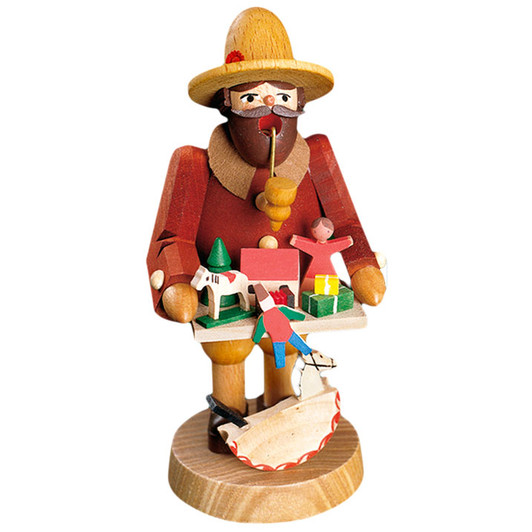 Red Toy Seller Bavarian Incense German Smoker – German Christmas smoker by Richard Glaesser
