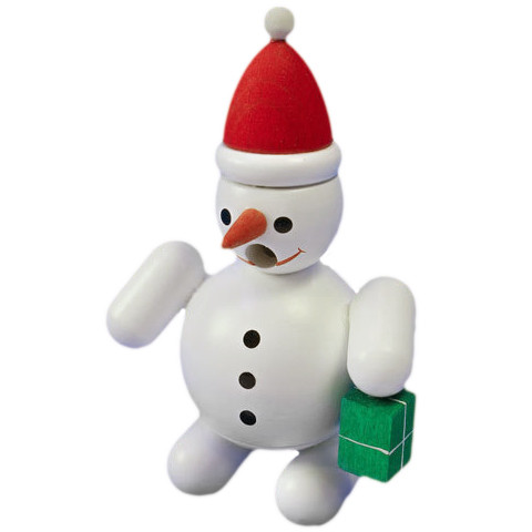 Mini Snowman German Smoker SMR263X80 – German Christmas smoker by Richard Glaesser
