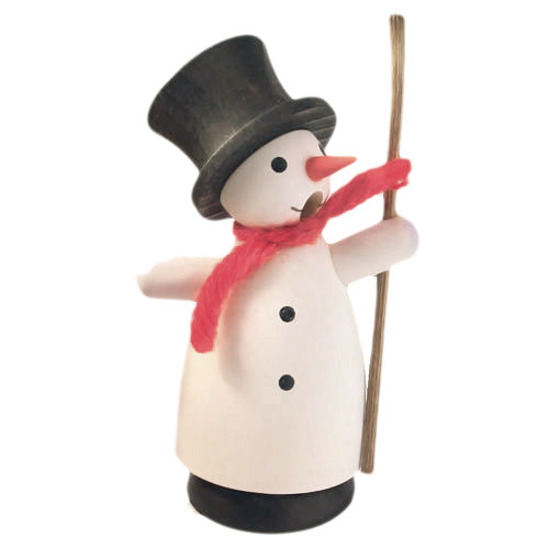 Mini Snowman German Smoker SMD136X148 – German Christmas smoker by Hartmut Hennig