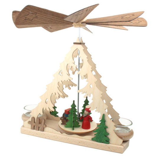 Santa Gifts Christmas Tree German Pyramid – Christmas pyramid by Kuhnert