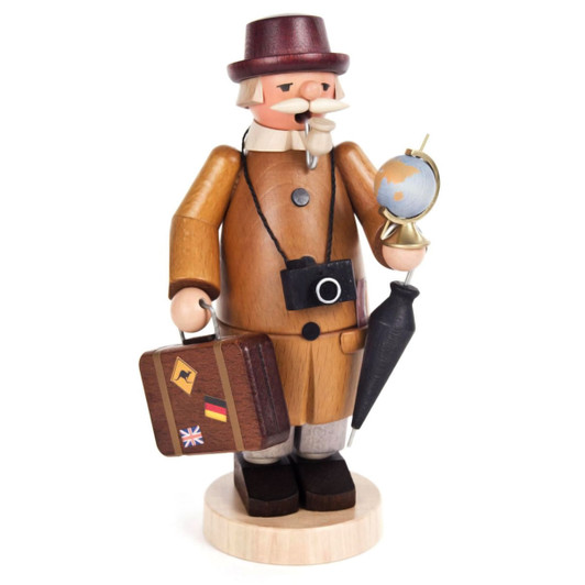 Traveling Man German Incense Smoker Sightseeing – German Christmas smoker by Frank Findeisen