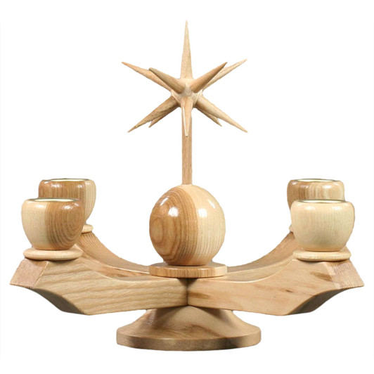 Natural Advent Candleholder CHD201X105N – wooden candleholder