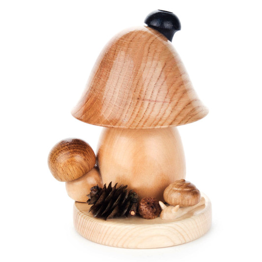 Small Bell Shape Forest Mushroom German Smoker – German Christmas smoker by Wolfgang Ottwald