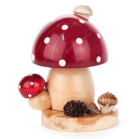 Small Forest Dotted Red Mushroom German Smoker SMD146X322X1FR