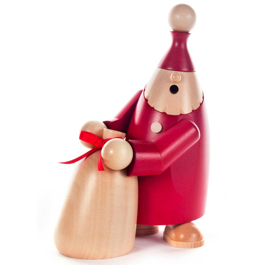 Red Santa Natural Toy Sack German Smoker – German Christmas smoker
