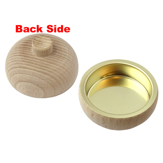 Pyramid Natural Wood Tealight Converter Candleholder 14mm to Tealight Converter – wooden candleholder