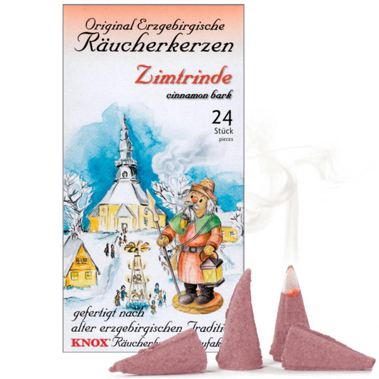 KNOX Cinnamon Bark German Incense Cones - Zimtrinde – German Christmas smoker