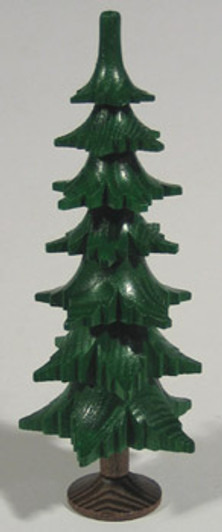 Green Tree Figurine Trunk Seven Levels