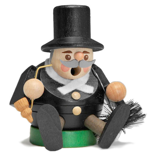 Miniature Little Lucky Chimney Sweep German Smoker – German Christmas smoker by Richard Glaesser