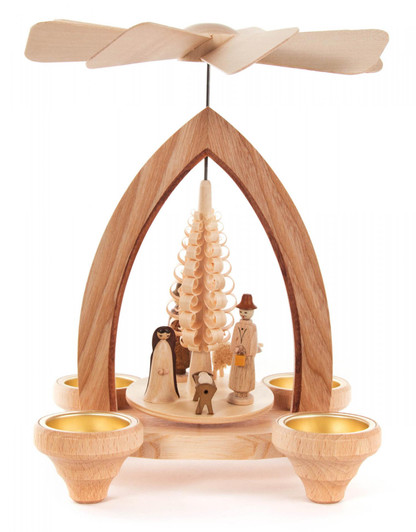 German Christmas Nativity TeaLight Pyramid – Christmas pyramid by Peter Lorenz