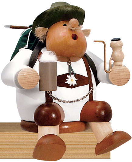Sitting Beer Lover Rambler Bavarian German Smoker – German Christmas smoker by KWO