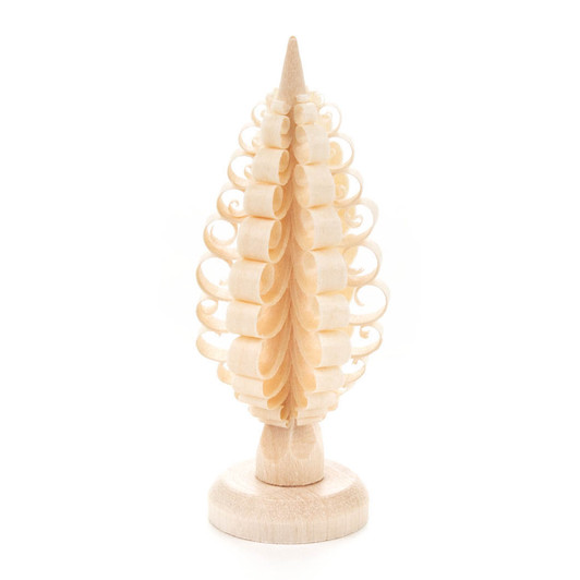 Natural Shaved Tree German Figurine 6cm – wooden figurine by Johannes Heidrich