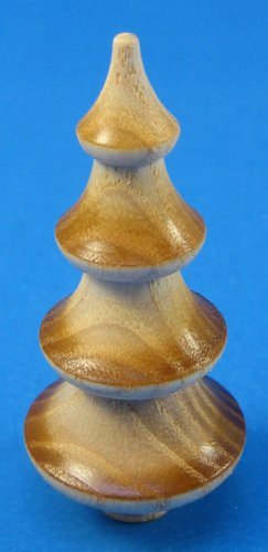 Natural Wooden Tree Figurine – Christmas ornament by Zeidler Holzkunst GmbH