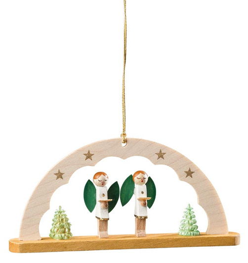 Angels Singing Arch German Christmas Ornament – Christmas ornament by Richard Glaesser