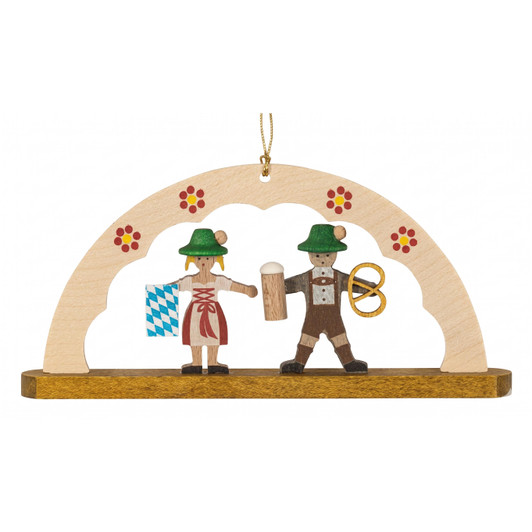 Beer Lovers Oktoberfest Bavaria German Ornament – Christmas ornament by Richard Glaesser