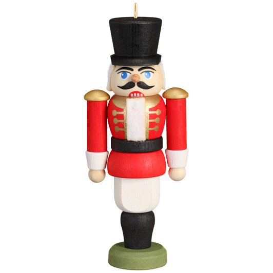 Nutcracker German Gent Ornament Red Jacket – German nutcracker by Seiffener Volkskunst eG
