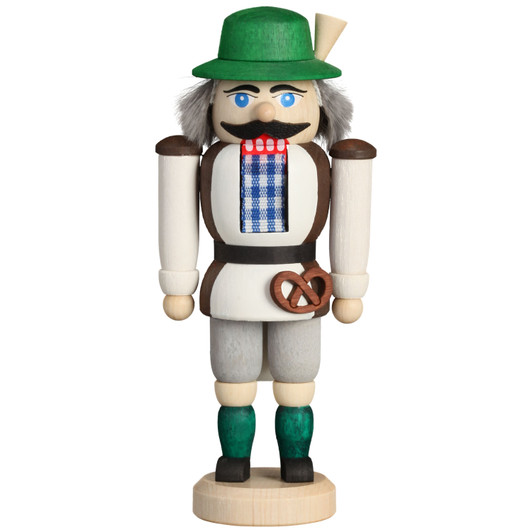 Miniature Oktoberfest Pretzel Bavarian German Nutcracker – German nutcracker by Seiffener Volkskunst eG