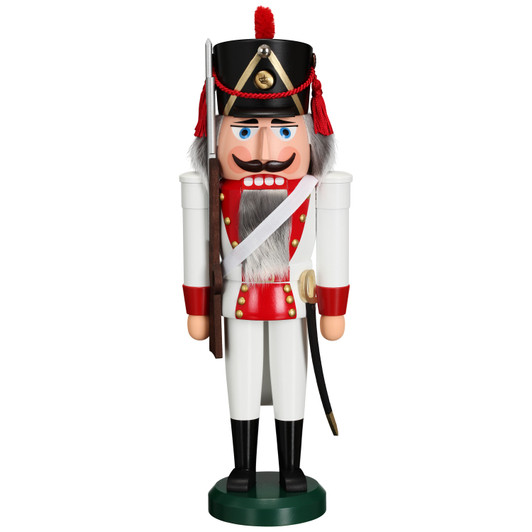 Red Infantryman German Nutcracker | 39cm – German nutcracker by Seiffener Volkskunst eG