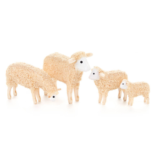 Sheep Figurine Set of Four – Christmas ornament by Hans-Gunter Flath