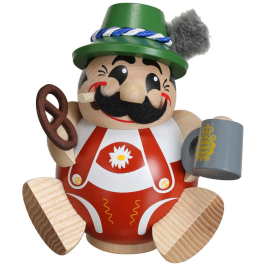 Miniature Bavarian Beer Oktoberfest Octoberfest German Smoker – German Christmas smoker by Seiffener Volkskunst eG