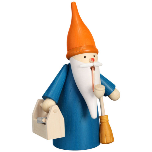 Home Handyman Gnome German Incense Smoker – German Christmas smoker by Seiffener Volkskunst eG