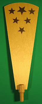 6 Star Pyramid Natural Paddle - Two Sizes – Christmas pyramid by Richard Glaesser