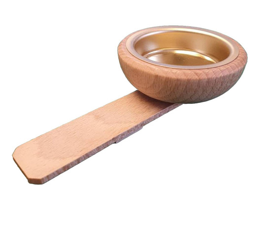 Pyramid Tab Wood Tealight Converter Candleholder – wooden candleholder by Richard Glaesser