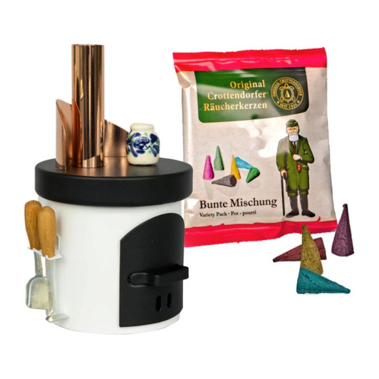 Crottendorfer Brewing Kettle Smoker - WHITE – German Christmas smoker