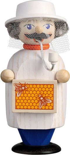 Beekeeper German Smoker | 5.5 Inches Tall – German Christmas smoker by Seiffener Volkskunst eG