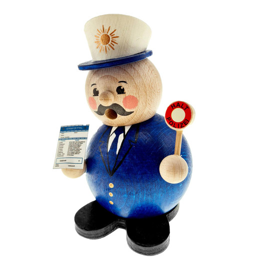 Police Incense Smoker Ball Man – German Christmas smoker by Hess GmbH & Co.KG