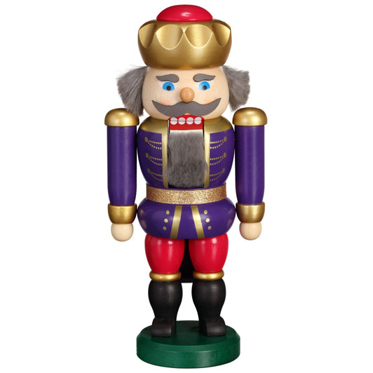 Nutcracker King | 8 Inches – German nutcracker by Seiffener Volkskunst eG