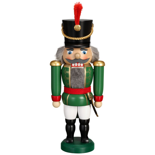 Hussar Soldier German Nutcracker | 11 Inches – German nutcracker by Seiffener Volkskunst eG