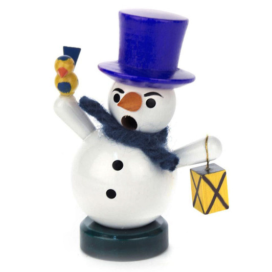 MINI Snowman with Snowboard German Smoker