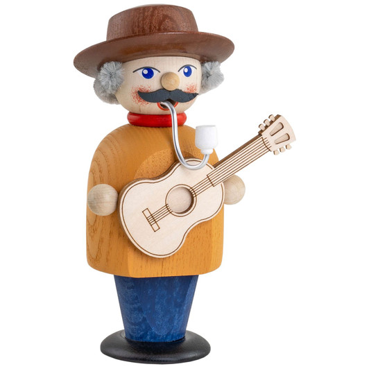 Country Musician Incense Smoker | 14cm – German Christmas smoker by Seiffener Volkskunst eG