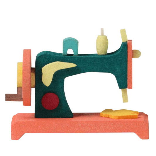 Sewing Machine Shaped Wooden Ornament – Christmas ornament by Graupner Holzminiaturen