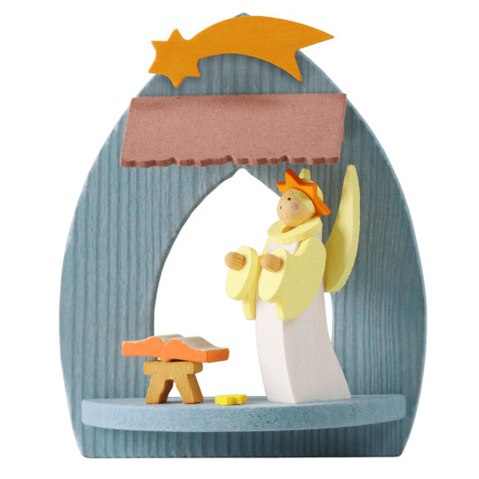 Angel - Nativity Scene Wooden Ornament – Christmas ornament by Graupner Holzminiaturen