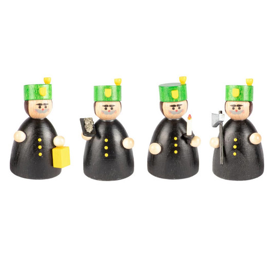 Miner Figurines | Set of 4 – Christmas ornament by Holzwaren Egermann