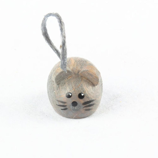 Miniature Wooden Mouse – Christmas ornament by Holzwaren Egermann