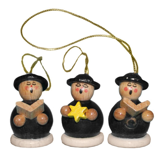 Singing Carolers Ornament Set | 3/4" Tall