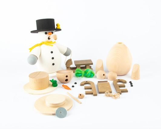 Build a Snowman Smoker Kit - Sleds – German Christmas smoker by Holzwaren Egermann