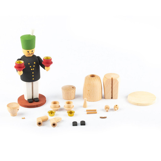 German DIY Figurine KIT - Miner Candle Holder