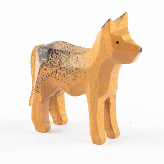 Small Wooden Dog – Christmas ornament by Holzwaren Egermann